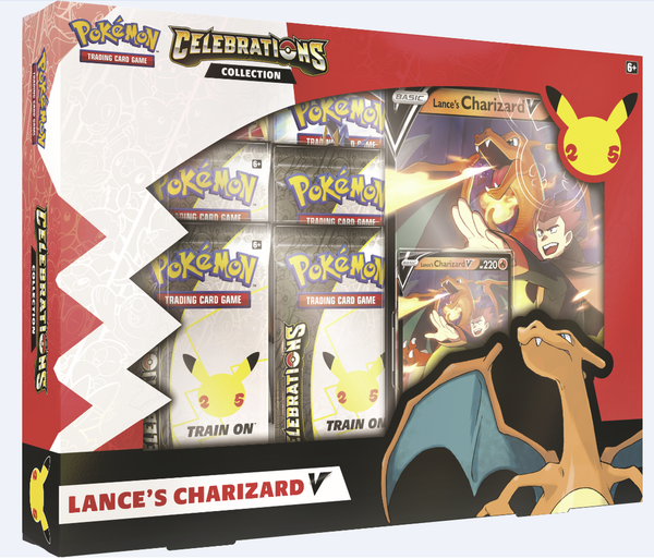 Celebration's Collection Box Lance's Charizard V or Dark Sylveon V - RANDOM (10/08/2021)